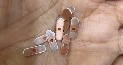 Pagpapadala para sa mga stamping na ginawa ng silver inlay strip