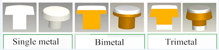 AgNi Bimetal Makipag-ugnay sa Rivets type