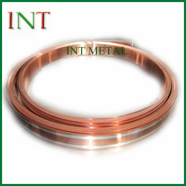 Silver Inlay Copper Strip